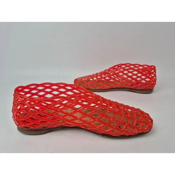 The Row Women's Red Mara Flats Size 37 - Picture 3 of 9